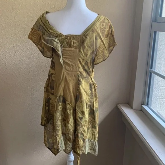 ANNELISE JACOBSON OF LONDON INDIE BOHO TUNIC S/M WOMENS - Picture 3 of 7